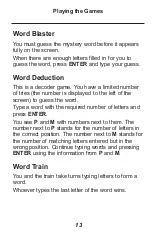 Preview for 14 page of Franklin Crossword Puzzle Solver CWM-108 User Manual