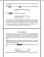 Preview for 5 page of Franklin crosswords CW-40 User Manual