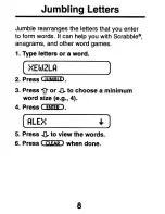 Preview for 9 page of Franklin Crosswords Puzzle Solver CWP-106 User Manual