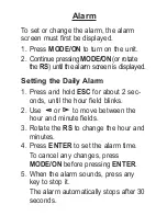 Preview for 13 page of Franklin CST-180 User Manual