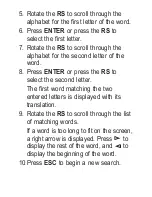 Preview for 16 page of Franklin CST-180 User Manual