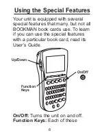 Preview for 8 page of Franklin DBE-1470 User Manual