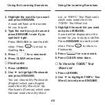 Preview for 15 page of Franklin Deutsch/Englisch Professor DBD-470 User Manual