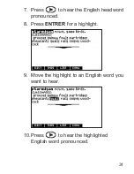 Preview for 32 page of Franklin Dictionnaire FQS-1870 User Manual