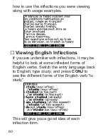 Preview for 61 page of Franklin Dictionnaire FQS-1870 User Manual