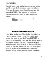 Preview for 72 page of Franklin Dictionnaire FQS-1870 User Manual