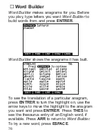 Preview for 77 page of Franklin Dictionnaire FQS-1870 User Manual