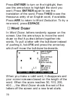 Preview for 79 page of Franklin Dictionnaire FQS-1870 User Manual