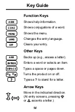 Preview for 4 page of Franklin Dictionnaire Franais/Anglais DBF-116 User Manual