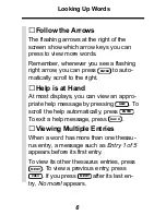 Preview for 7 page of Franklin Digital Thesaurus SYT-106 User Manual