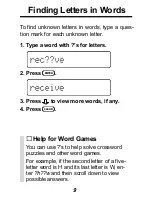 Preview for 10 page of Franklin Digital Thesaurus SYT-106 User Manual