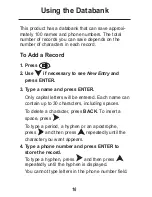 Preview for 17 page of Franklin DMQ-118 User Manual