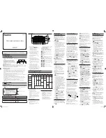 Preview for 1 page of Franklin DMQ-2110 User Manual