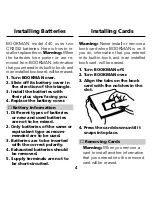 Preview for 6 page of Franklin DMQ-440N User Manual