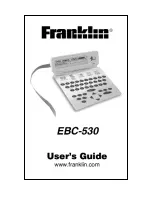 Preview for 1 page of Franklin EBC-530 User Manual