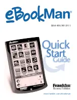 Franklin eBOOKMAN EBM-900 Quick Start Manual preview