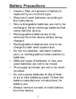 Preview for 5 page of Franklin EST-5114 User Manual