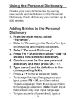 Preview for 38 page of Franklin EST-5114 User Manual