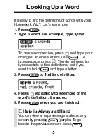 Preview for 6 page of Franklin Homework Wiz Plus HW-216 User Manual