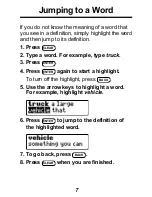 Preview for 8 page of Franklin Homework Wiz Plus HW-216 User Manual