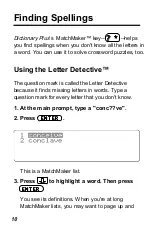 Preview for 11 page of Franklin IC-101 User Manual