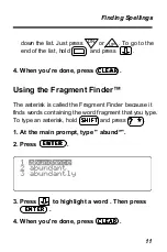 Preview for 12 page of Franklin IC-101 User Manual