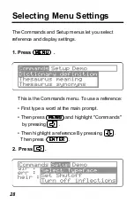 Предварительный просмотр 29 страницы Franklin IC-101 User Manual