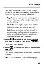 Предварительный просмотр 30 страницы Franklin IC-101 User Manual