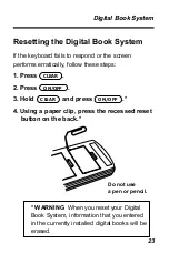 Preview for 24 page of Franklin IC-104 User Manual