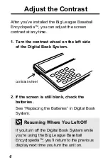 Preview for 7 page of Franklin IC-108 User Manual