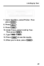 Preview for 46 page of Franklin IC-108 User Manual