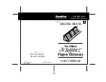 Preview for 1 page of Franklin IC-109 User Manual