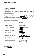 Preview for 29 page of Franklin IC-109 User Manual