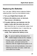 Preview for 32 page of Franklin IC-109 User Manual