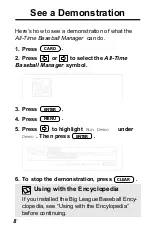 Предварительный просмотр 8 страницы Franklin IC-110 User Manual