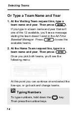 Preview for 14 page of Franklin IC-110 User Manual