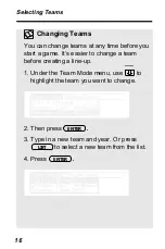 Preview for 16 page of Franklin IC-110 User Manual