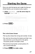 Preview for 27 page of Franklin IC-110 User Manual