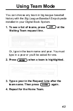 Preview for 43 page of Franklin IC-110 User Manual