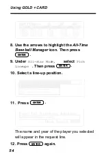 Preview for 54 page of Franklin IC-110 User Manual