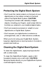 Preview for 61 page of Franklin IC-110 User Manual