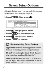 Предварительный просмотр 8 страницы Franklin IC-112 User Manual