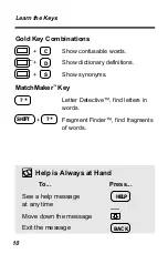 Предварительный просмотр 10 страницы Franklin IC-112 User Manual