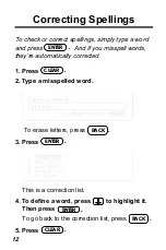 Предварительный просмотр 12 страницы Franklin IC-112 User Manual