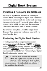 Preview for 22 page of Franklin IC-115 User Manual