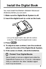 Preview for 6 page of Franklin IC-116 User Manual