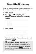 Preview for 7 page of Franklin IC-116 User Manual