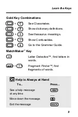 Preview for 10 page of Franklin IC-116 User Manual