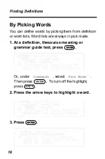 Preview for 17 page of Franklin IC-116 User Manual