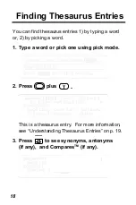 Preview for 19 page of Franklin IC-116 User Manual